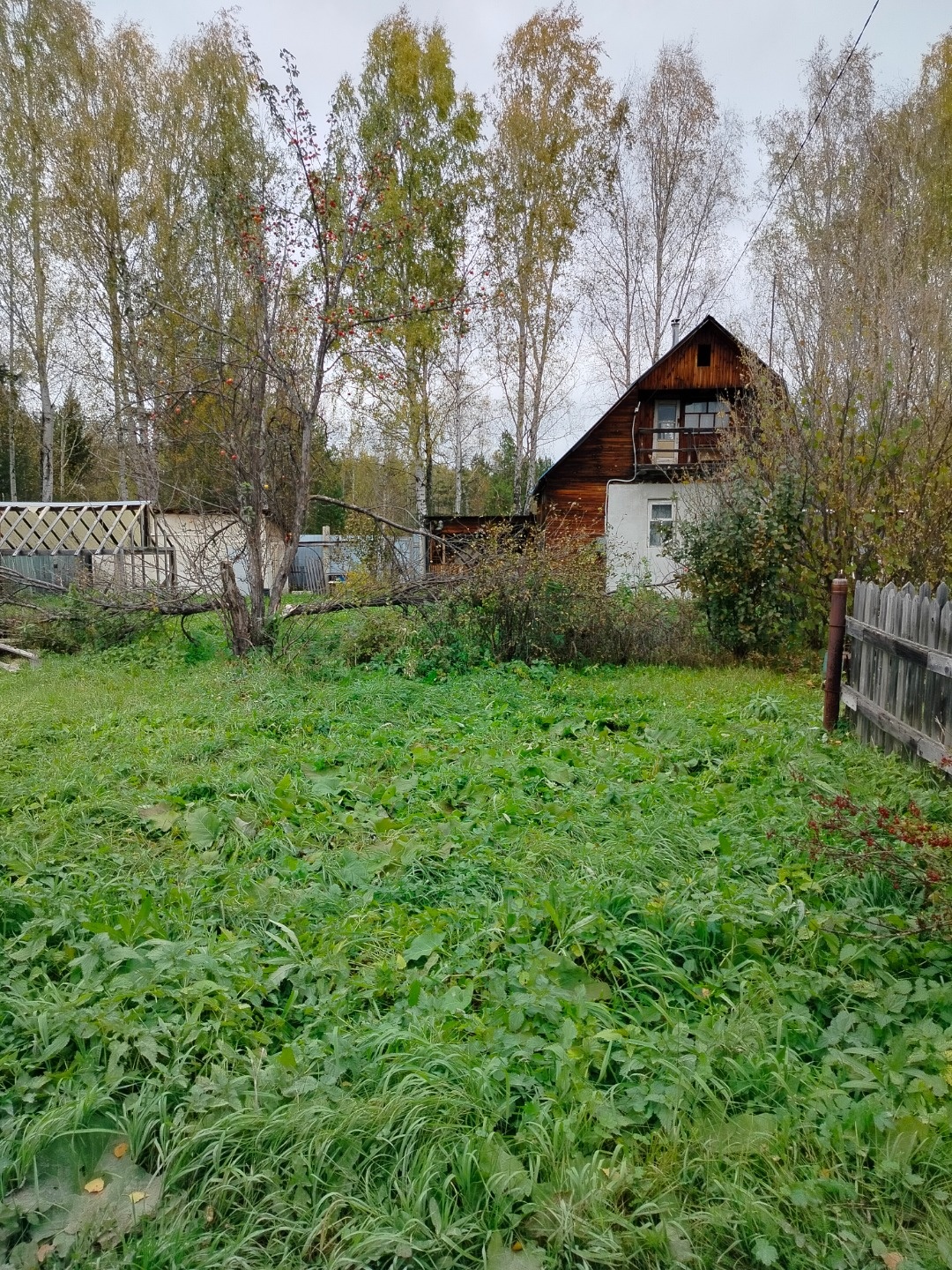Продажа: Земельный участок с домом и баней
Общая информация:
• Площадь участка: 6.5 соток.
• Наличие построек: Дом и баня.
Расположение и окружение:
• Хорошее расположение.
• Прямой выход в лес.
• Рядом находится карьер, подходящий для летнего отдыха.
Коммуникации и проживание:
• На участке имеет